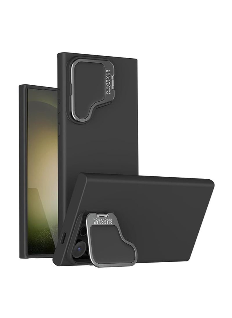 General Samsung Galaxy S24 Ultra protective shell, environmentally friendly liquid silicone protective cover, with invisible camera holder, soft fiber interior, scratch-resistant  - Image 1