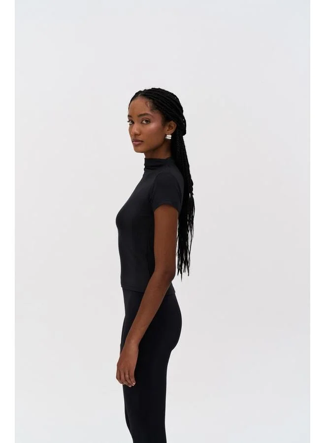 Bohemai  Anvers Black V-Neck Crop for Women | Best Price UAE