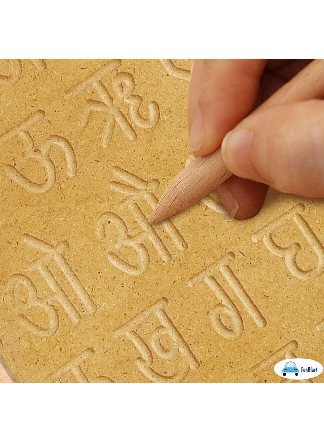 FunBlast FunBlast Writing Practice Hindi Alphabet Tracing Boards for Kids Learning Toys for 3+ Years Old Kids Boy Kids - Multicolor  - Image 4