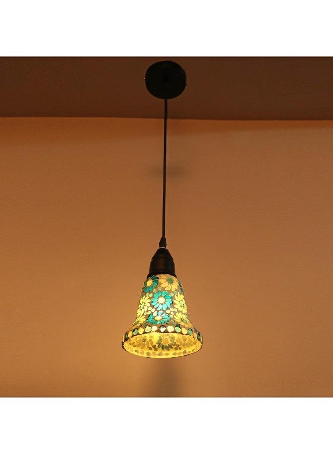 AFAST Hand Decorative Mozac Pendant Hanging Ceiling Lamp Light Ornamented with Chips & Beads for Magical Lighting (Set of Two) AR-63 - Image 4