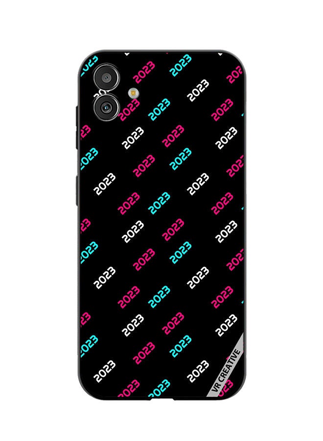 VR CREATIVE Protective Case Cover For Samsung Galaxy M13 5G Creative Concept Of 2023 Happy New Year Design Multicolour - Image 1