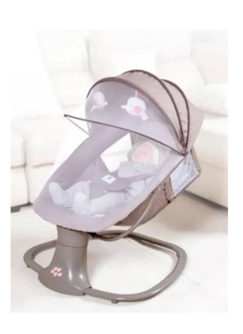 Generic - Baby Swing for Infants Rocking Chair with Remote Control 3-in-1 Adjustable backrest Baby Bouncer Electric Adjustable Rocking Chair - Image 1