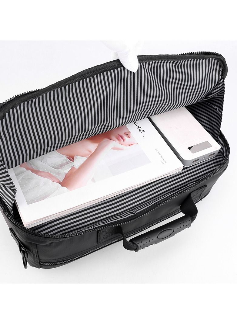 1205 15.6-Inch Nylon Laptop Large Capacity Backpack Bag Multifunction Waterproof, Blue - Image 5