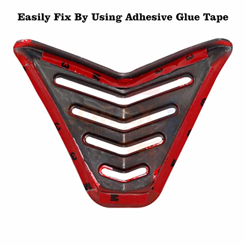 Sorax Front Nose Air Intake Cover Filter Nose Grill Protect from Dust for Yamaha R15 V3 (Red) - Image 5