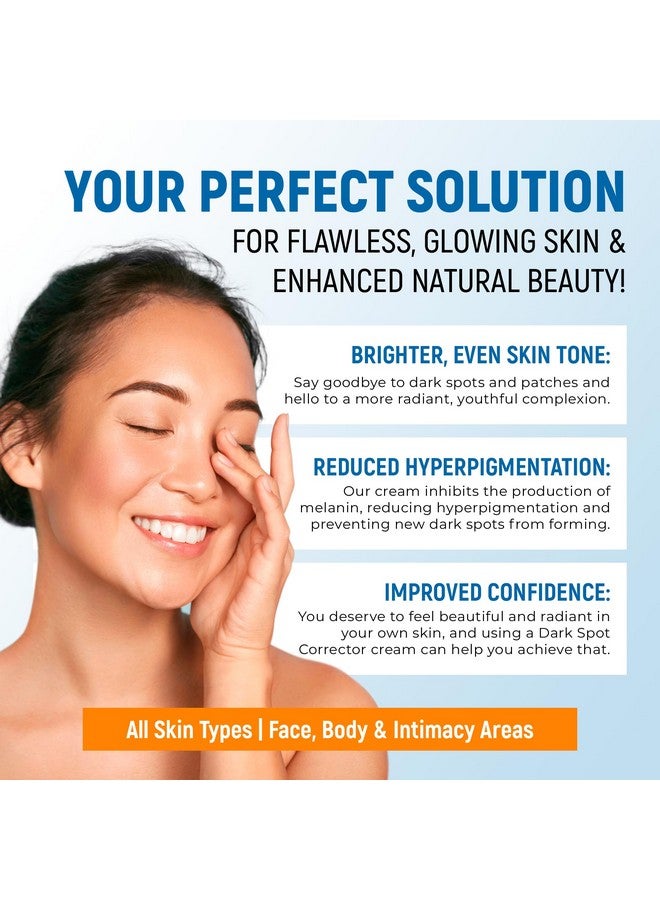 PENEBELLA Dark Spot Remover for Face and Body - 43% Active Ingredients Blend with Vitamin C, Niacinamide, Collagen - Skin Lightening Cream for Women and Men - Dark Spot Corrector - Brightening Cream - Image 2