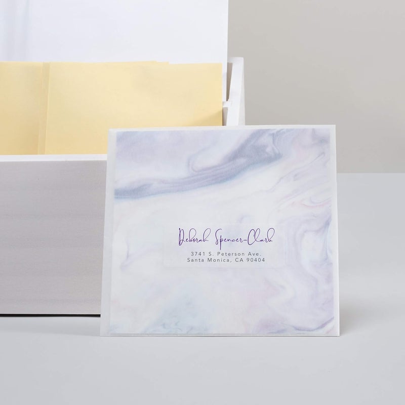 AVERY Clear Address Labels 1 x 2-5/8 inch | Matte Finish | Sure Feed Technology | For Inkjet Printers | 300 Labels, Pack of 5 - Image 5