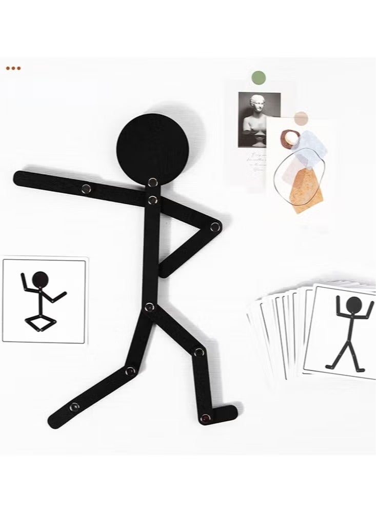 Montessori Material DIY Puzzle Toys Sporty Pose with 24 Cards for Children Intelligence Early Educational Toy - Image 5