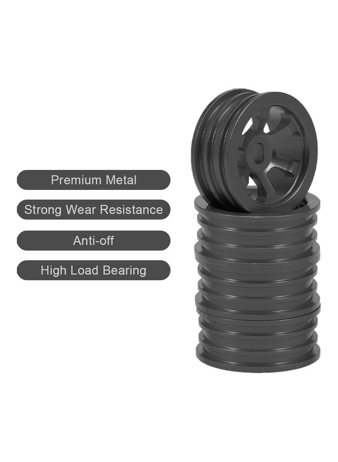 NIBEMINENT 4-Piece Metal Wheel Hub 1/28 RC Car Kit Set  - Image 3