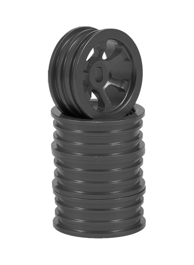 NIBEMINENT 4-Piece Metal Wheel Hub 1/28 RC Car Kit Set  - Image 2