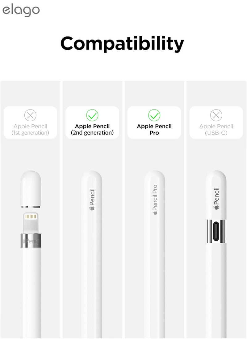 Elago elago x MONAMI Compatible with Apple Pencil Pro Case / Apple Pencil 2nd Gen Case Compatible with Magnetic Charging Double Tap - Deep Blue  - Image 2