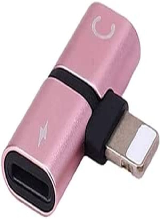 OR Dual Lightning Splitter Adapter Headphone Jack Audio & Charge Cable 
