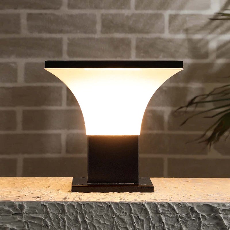 ZOREZA Gate Light for Home Gate Outdoor Lights for gate and Pillar Waterproof Metal Warm White LED Lamp for Main Gate Light Garden Patio Decoration 4 - Image 1