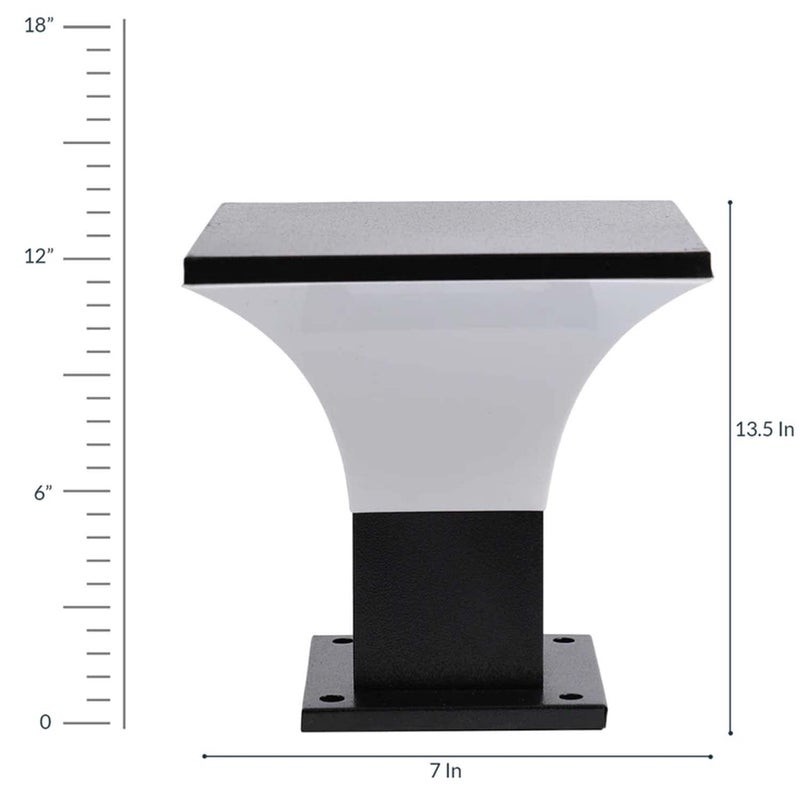 ZOREZA Gate Light for Home Gate Outdoor Lights for gate and Pillar Waterproof Metal Warm White LED Lamp for Main Gate Light Garden Patio Decoration 4 - Image 5