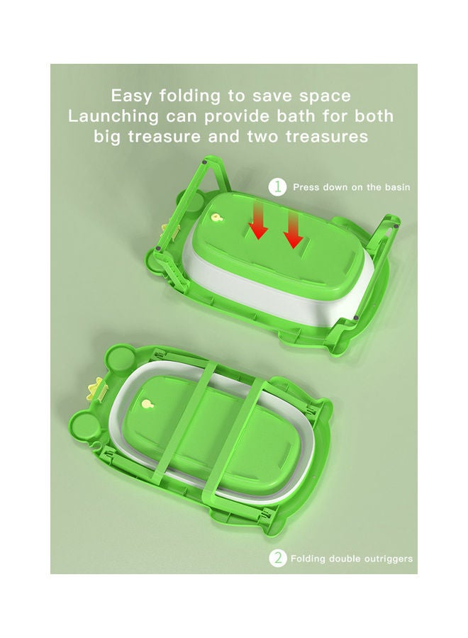 Kidle Baby Folding Bathtub With Bath Bed And Thermometer - Image 4