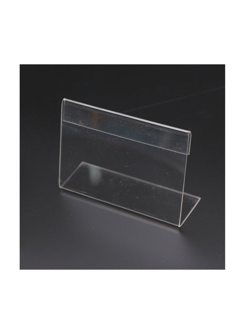 GGOOT 20Pcs 9cmx6cm Acrylic Sign Display Label Price Name Card Tag Holder Stands  - Image 4