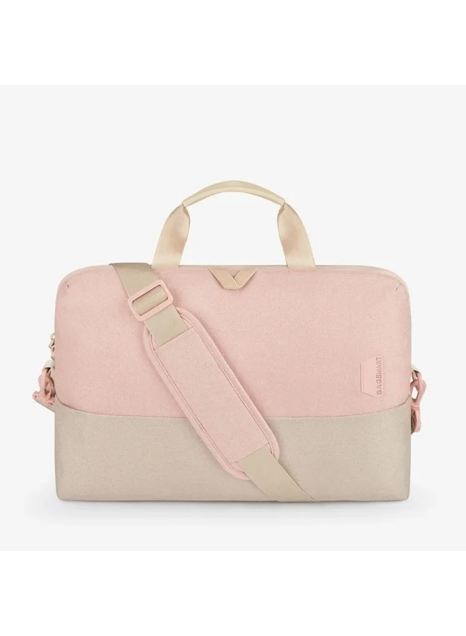 BAGSMART BAGSMART Light Pink 15.6 Inch Laptop Case Slim Computer Bag