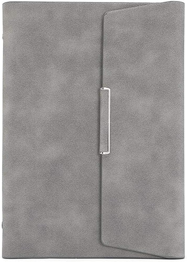 Notebook – Gray, A5, Hard Cover, Lined Paper, for Journaling, Office, School