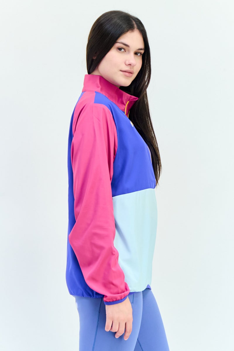 Hoka Women Sportswear Fit Long Sleeves Running Jacket, Multicolor  - Image 4