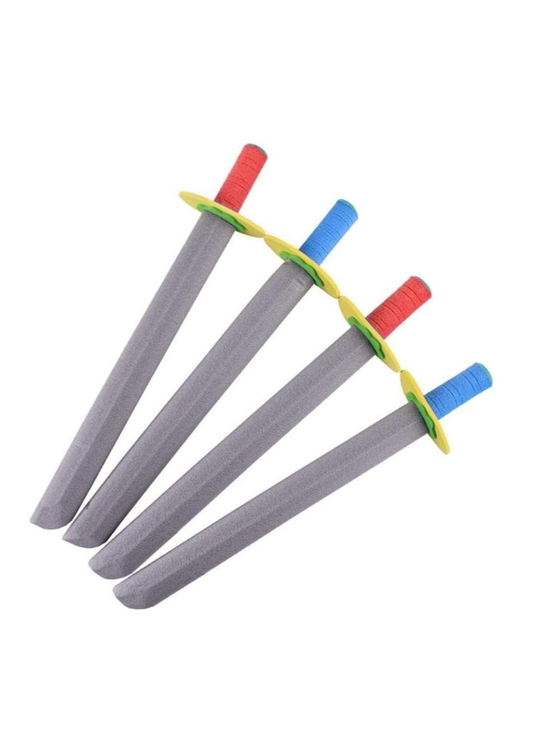 AKDC 4 Pieces Sword Toys for Kids in Blue & Red Color, Creative Funny Foam  Kid EVA Foam Sword  Toy - Image 1