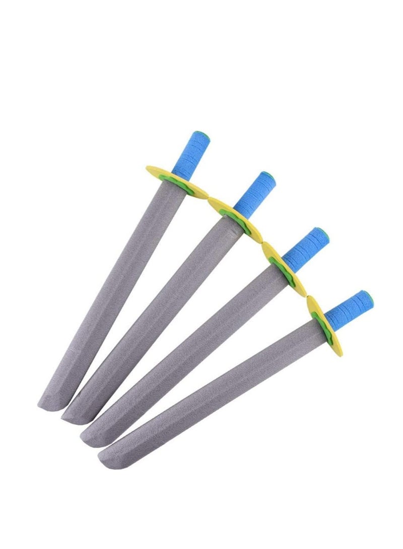 AKDC 4 Pieces Sword Toys for Kids in Blue & Red Color, Creative Funny Foam  Kid EVA Foam Sword  Toy - Image 3