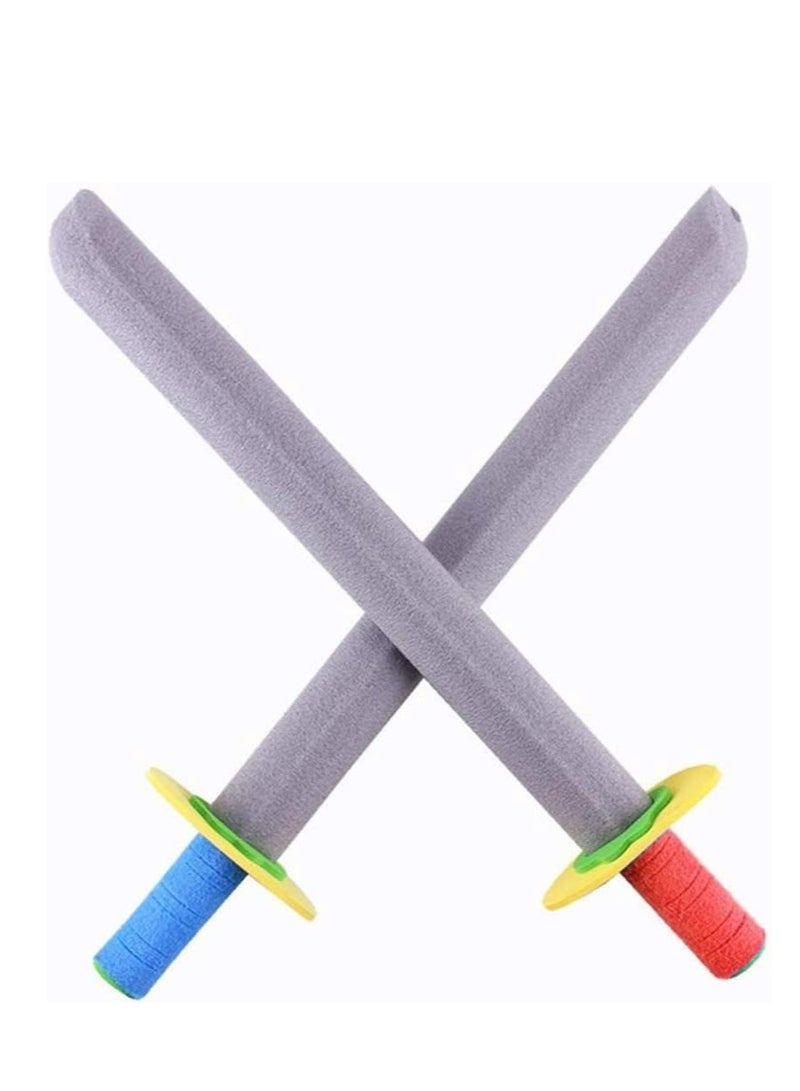 AKDC 4 Pieces Sword Toys for Kids in Blue & Red Color, Creative Funny Foam  Kid EVA Foam Sword  Toy - Image 4