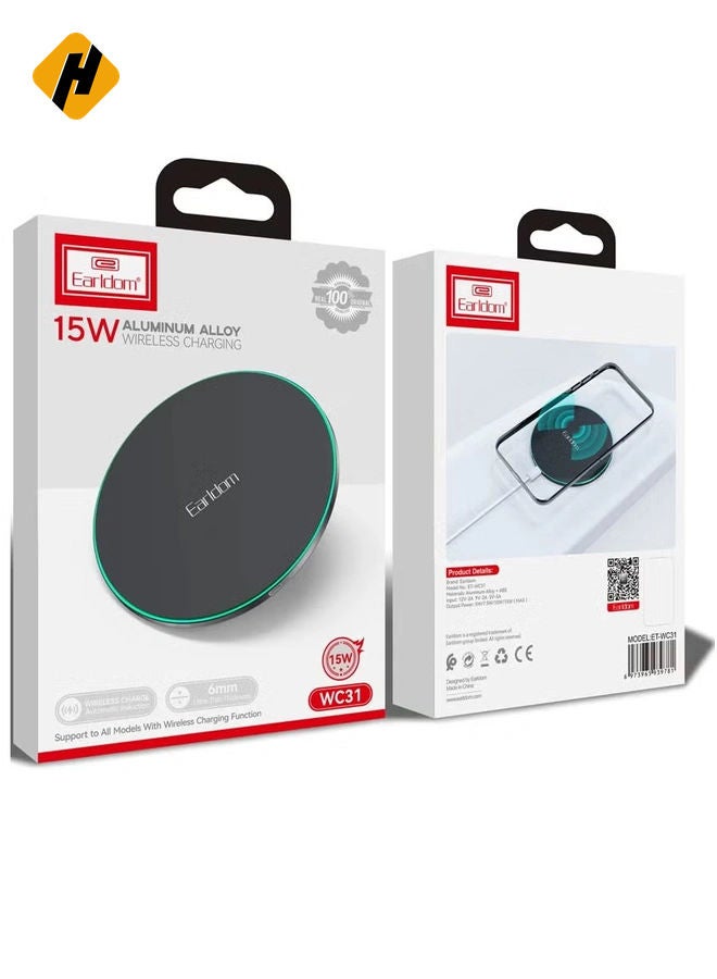 HuHa ET-WC31 15W Wireless Charging Pad - Fast, Efficient, and Compact Wireless Charger - Image 1