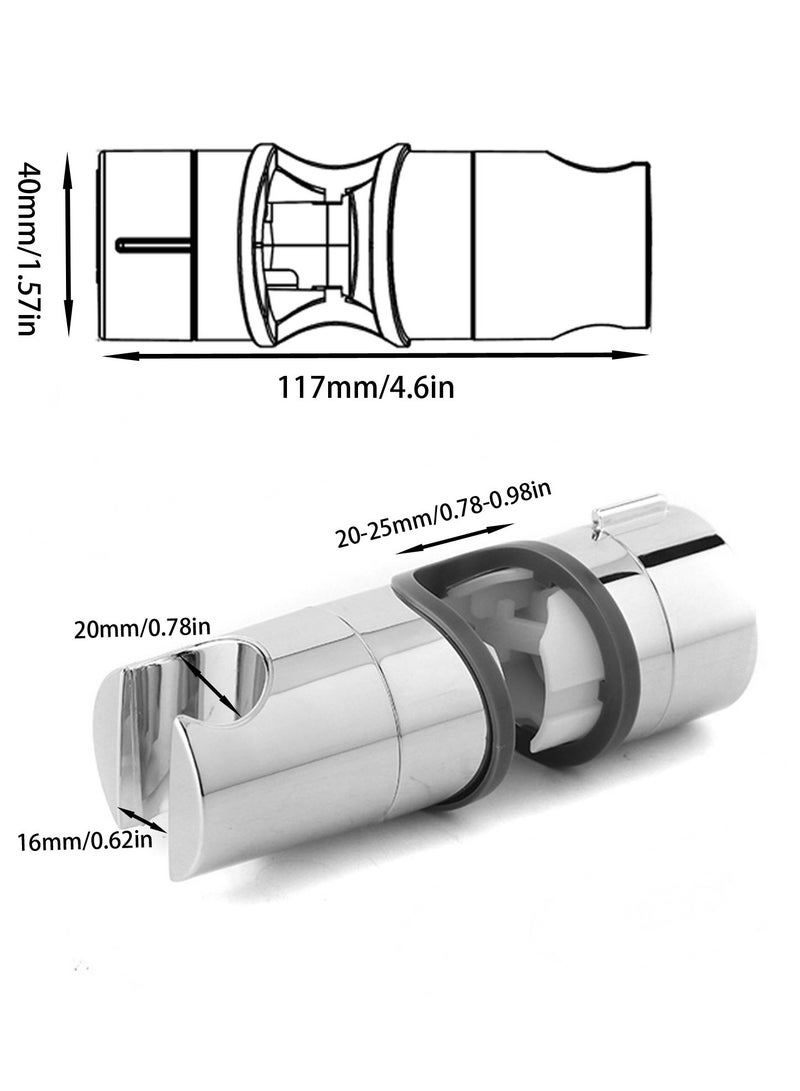 360 degree rotation: The bracket supports 360 degree rotation, so you can freely adjust the angle as needed. At the same time, you can adjust the diameter of the riser to make your shower more convenient.  - Image 3
