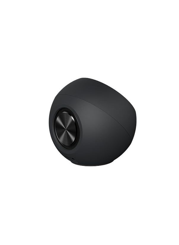 Creative Creative Pebble V2 - Minimalistic 2.0 USB-C Powered Desktop Speakers, 3.5 mm AUX-in, Up to 8W RMS Power for Computers and Laptops, Type-A Adapter Included and Extended Cable (Black)  - Image 4