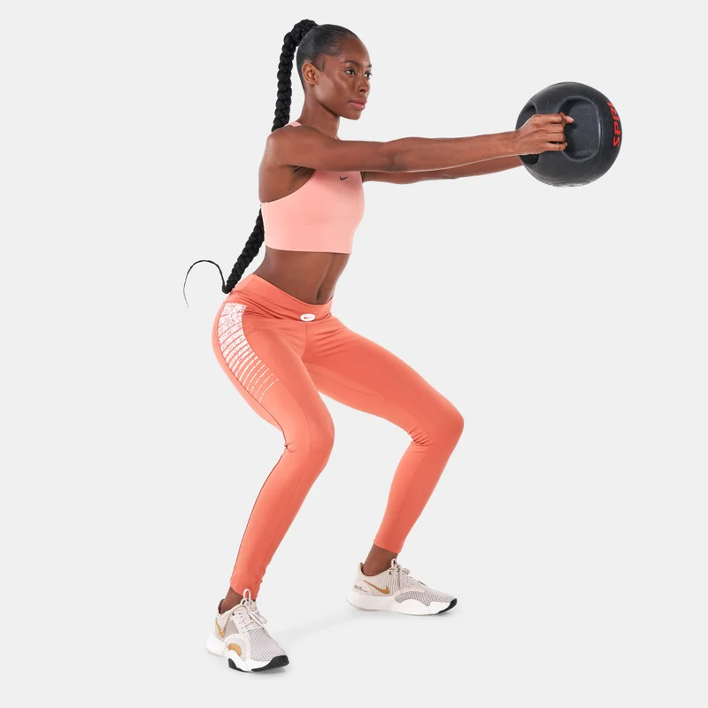 Nike Women's One Dri-FIT MR IC Colourblocked Leggings