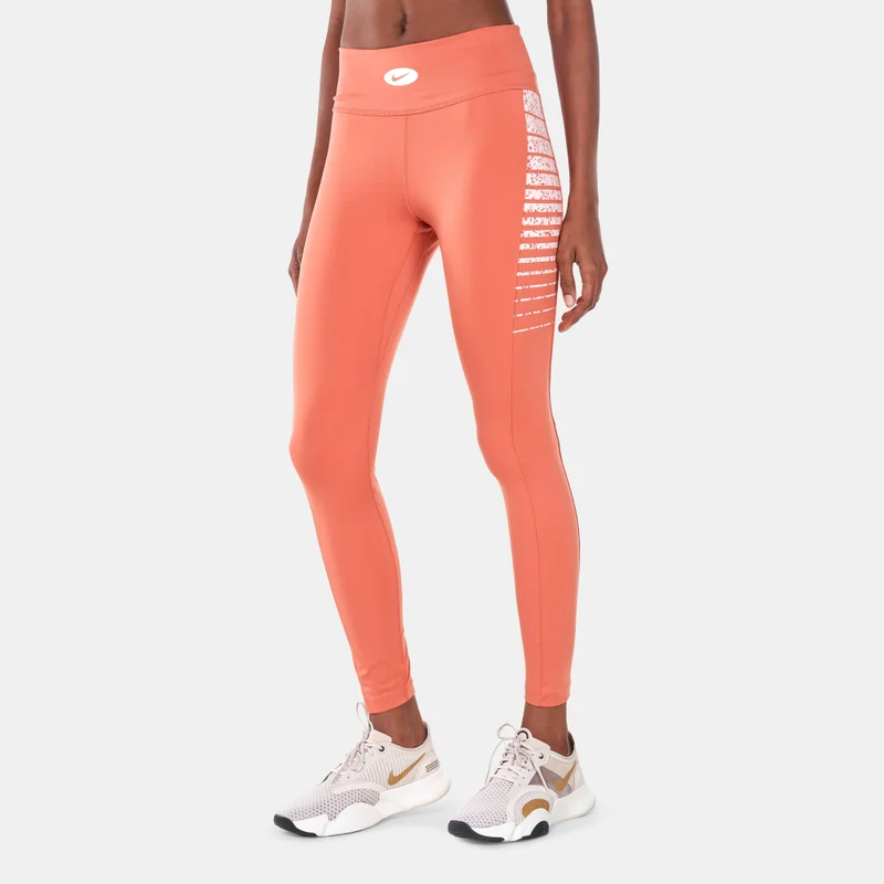 Nike Women's One Dri-FIT MR IC Colourblocked Leggings