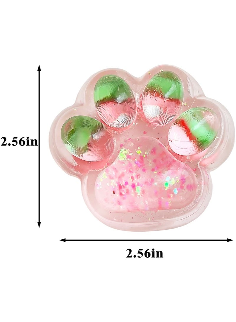 ايكانبو قطعتان من لعبة تابا الإسفنجية، مخلب قطة، إسفنجية ناعمة ولزجة للغاية، أشكال مختلفة من مخلب تابا الإسفنجي، هدية مفاجئة للأطفال والكبار - Image 4