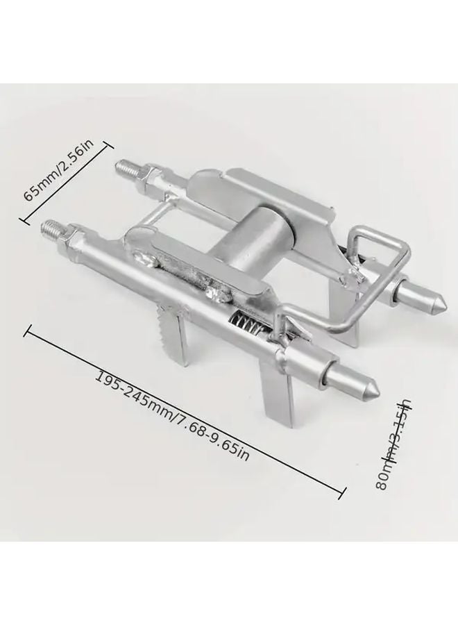 Silvery Cable Management System Metal Wire Pullers Roller Tube Electrician Tool - Image 4