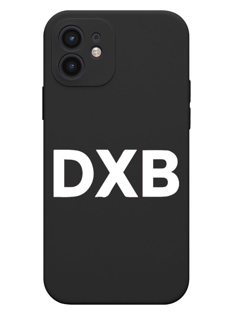 Theodor Protective Slim Fit Case Liquid Silicone Cover with Full Body Protection Anti-Scratch Shockproof Case For iPhone 12 Black  - ears dance - Image 1