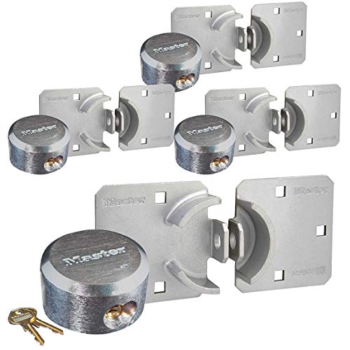 Master Lock Hasp/Hidden Shackle Keyed Alike Padlocks 770-6271KA-4 - Image 1