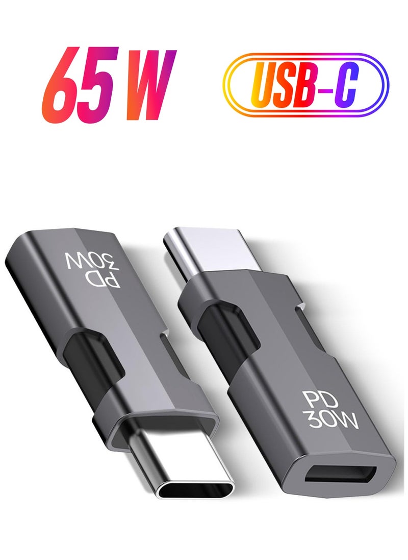 SYOSI - 2 Pcs USB C to Lightning Adapter with 30W PD Support Fast Charging Notebook 65W charging USB C Adapter Female to Lightning  Male USB Type C Converter Fit Compatible with iPhone 15 Pro iPad Series - Image 1