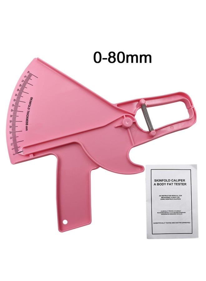 Fat Clip Skin Fat Ruler Thickness Measurement Ruler Personal Trainer Hardware Tools Other Measuring Tools-Model:Handheld Thickness Gauge Fat Ruler-Pink  - Image 1