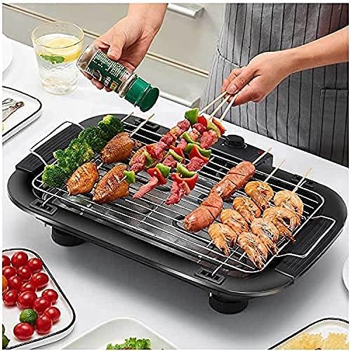 CHALISA 2000W Electric Smokeless Portable Adjustable Temperature Control Indoor And Outdoor Barbeque Grill Removable Water Filled Drip Tray - Image 1