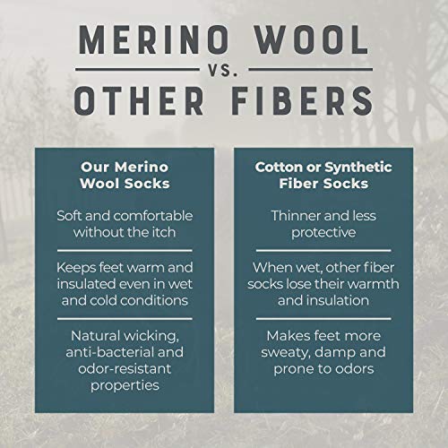 MERIWOOL Merino Wool Kids Hiking Socks for Children 3 Pairs - Image 5