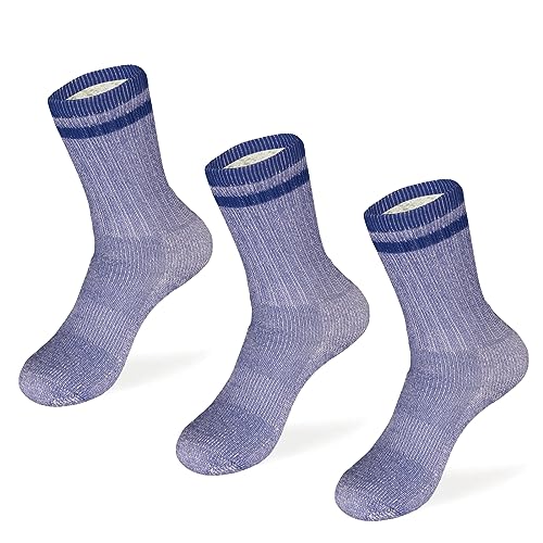 MERIWOOL Merino Wool Kids Hiking Socks for Children 3 Pairs - Image 1