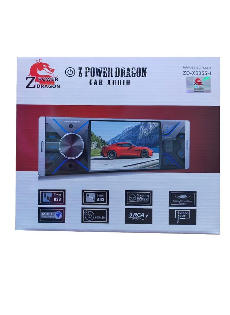 Generic - Zero Power Dragon Cassette: ZD-X6055H usb-aux-9rca-bluetooth-radio-sd-card-mp5 - Image 1