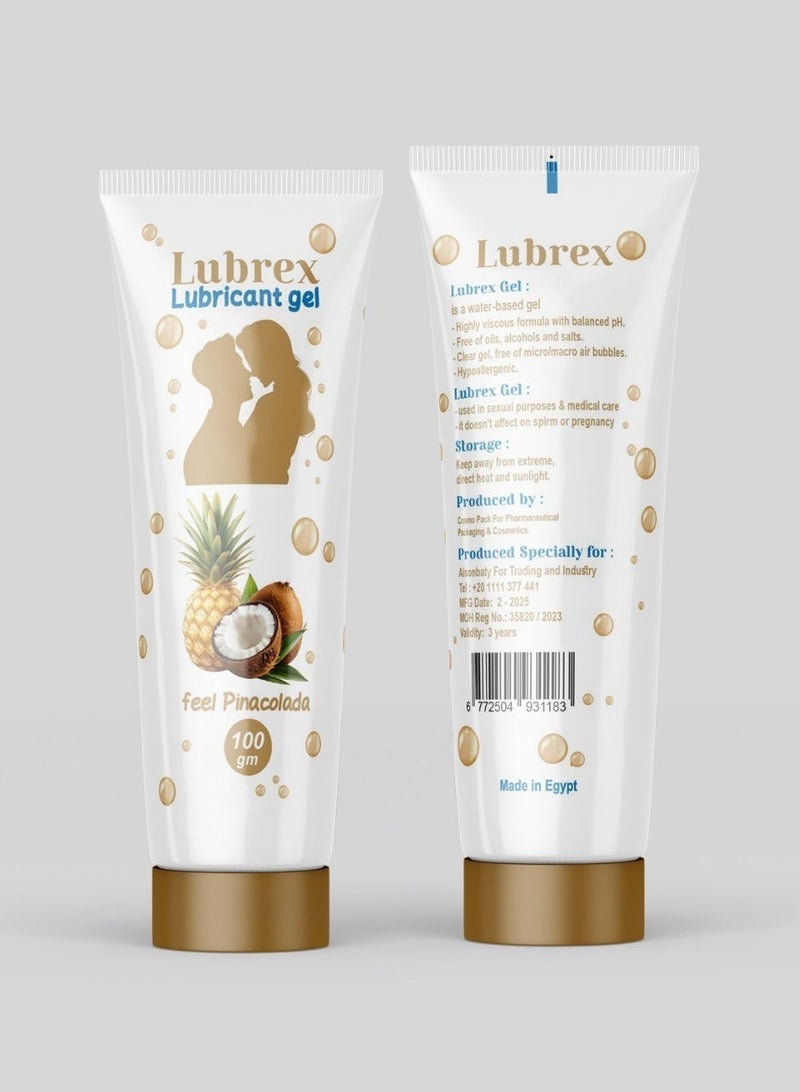 Lubrex lubricant gel passion fruit 100 GM & Lubrex lubricant gel pinacolada 100 GM Bundle - Image 3