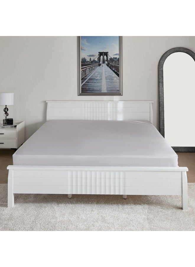 Home Box - Purely Percale King Fitted Sheet 200 x 40 x 180 cm - Image 1