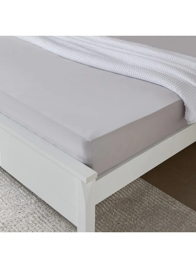 Home Box Purely Percale King Fitted Sheet 200 x 40 x 180 cm