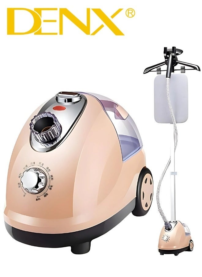 Denx Professional Garment Steamer, 2 In 1, Flatbed Vertical Steamer, 2000W, Fast Heating With 1.8L Water Tank - Image 2