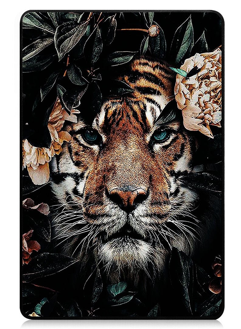 Theodor Protective Flip Case For Xiaomi Pad 7 & Xiaomi Pad 7 Pro With Trifold Stand Auto Wake Sleep Shockproof Cover - Tiger Behind Bush - Image 1