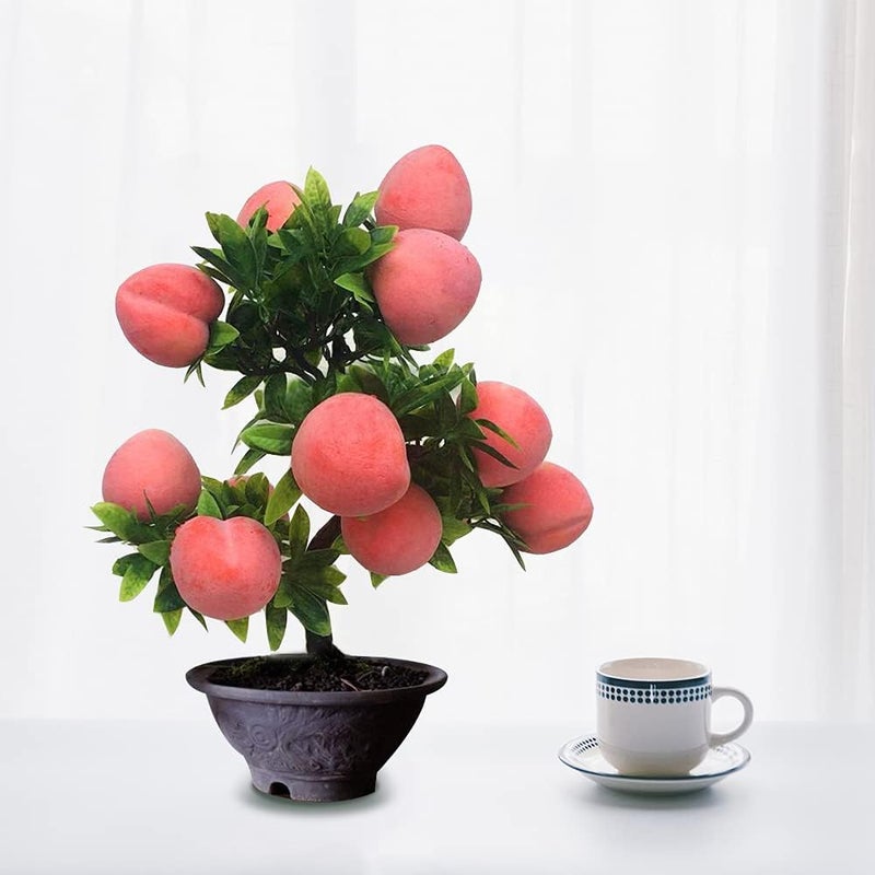 VIOCIWUO Artificial Peach Pendant Fake Fruit Simulation Home Kitchen Party Decorate Lifelike Food Toy Festival Decorations Photo Props - Image 5