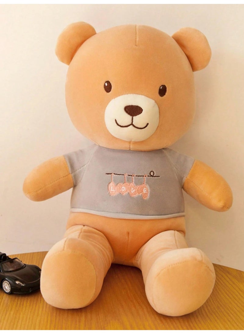 Rally Large Plush Teddy Bear with Love Clothes - Soft and velvet teddy bear perfect for romantic gifts and special occasions  - Image 2