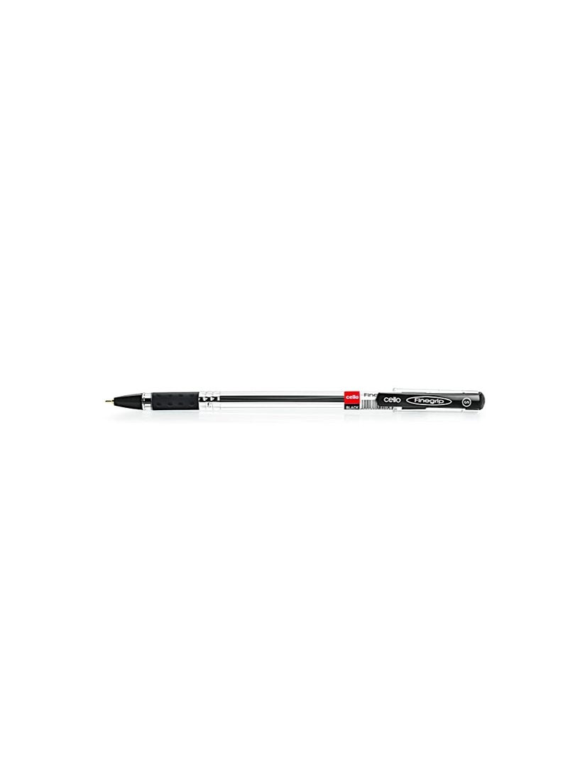 Cello Cello Finegrip Ball Pen 0.7 MM Display Of 50Pc Black  - Image 3