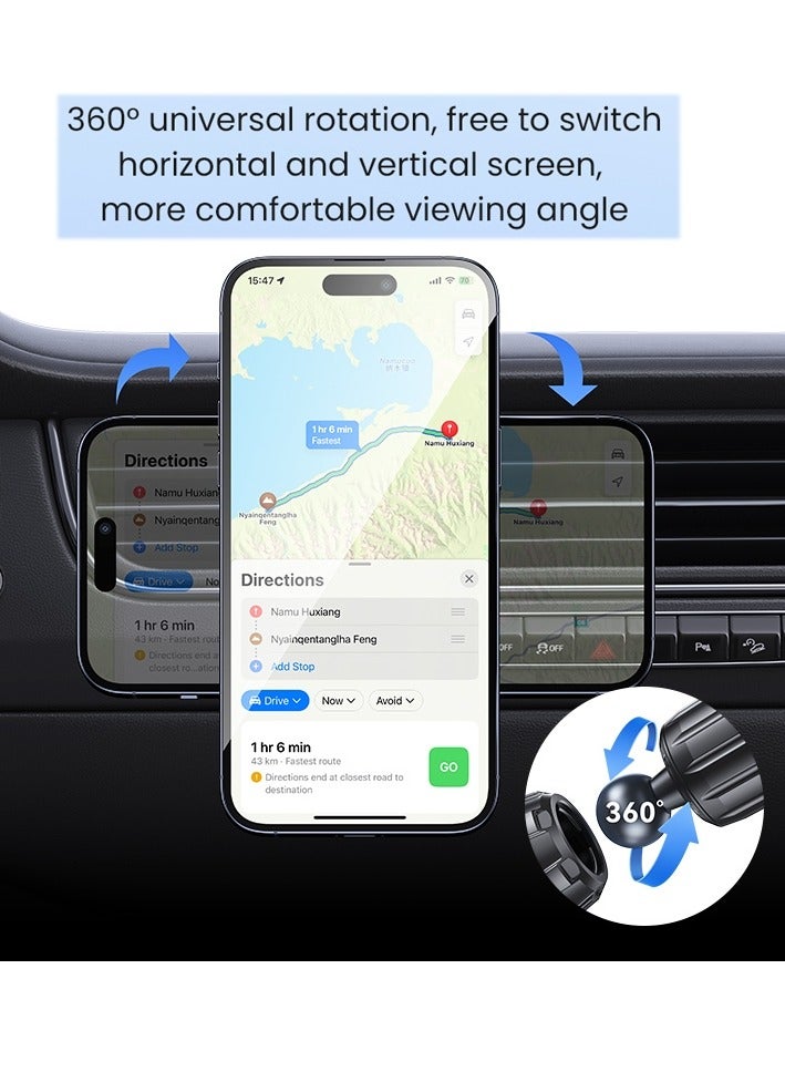 Usams Mobile Holder For Car Car Phone Holder For Air Vent Car Mobile Holder - Image 5