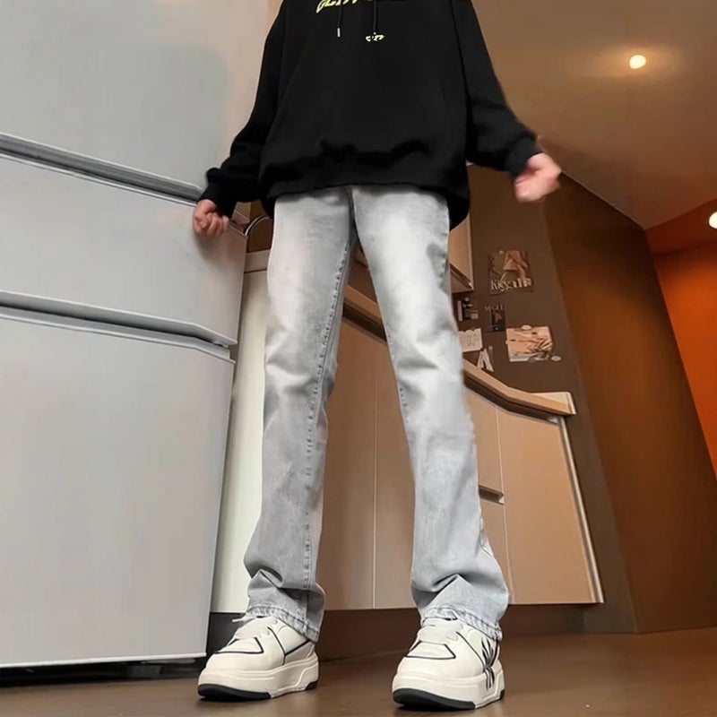 Unisex Classic Denim Jeans Loose Fit Daily Outdoor Wear - Image 5